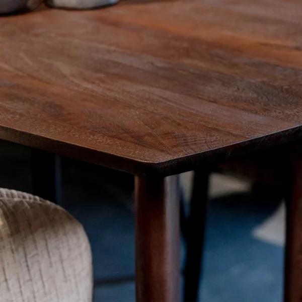 Masa dining maro dreptunghiulara din lemn 200x100 Liber - imagine 8