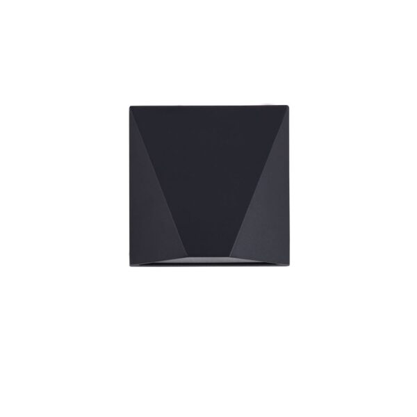Aplica de perete de exterior neagra Beekman - imagine 2