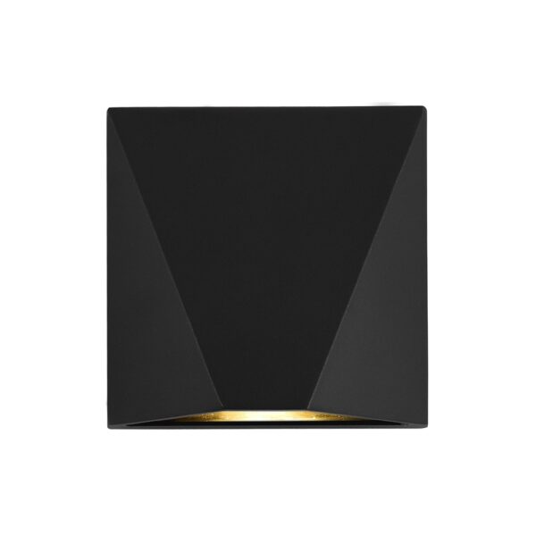 Aplica de perete de exterior neagra Beekman