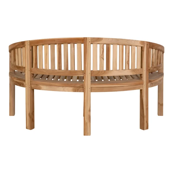 Bancheta de exterior bej natur din lemn Boca - imagine 4