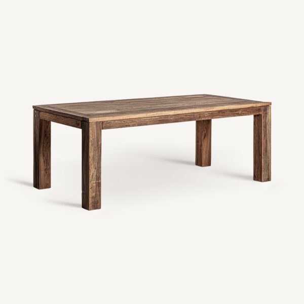 Masa dining maro natur din lemn de pin 200x100 Backlyn - imagine 2
