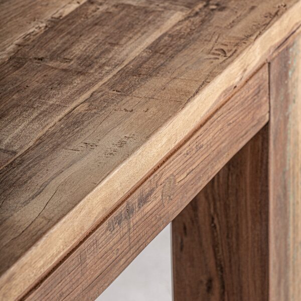 Masa dining maro natur din lemn de pin 200x100 Backlyn - imagine 4