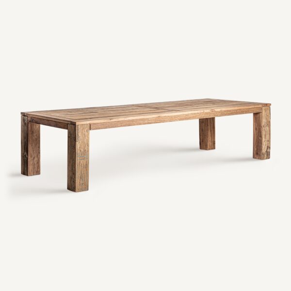 Masa dining maro natur din lemn de pin 270x210 Backlyn - imagine 2