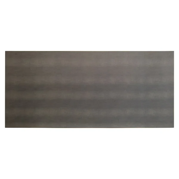 Masa dining neagra/aurie din fier si piele 200x100 Bloomville - imagine 5