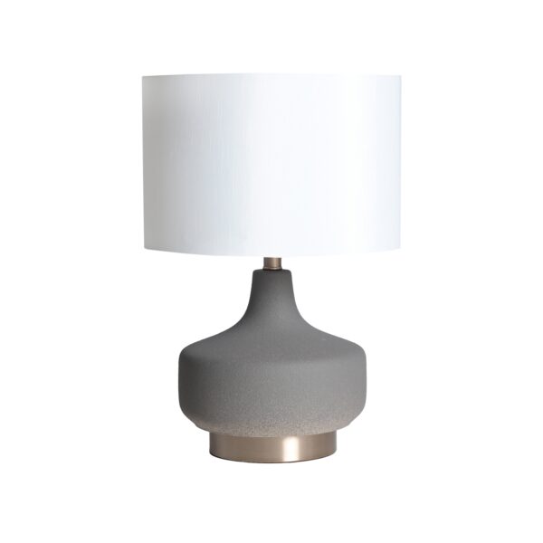 Set 2 veioze gri din ceramica si in Indira