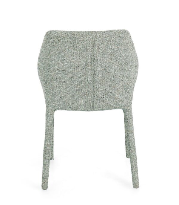 Set 2 scaune dining vernil deschis din tesatura Libby - imagine 4