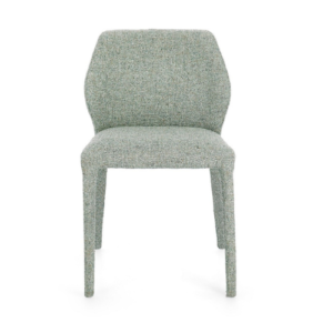 Set 2 scaune dining vernil deschis din tesatura Libby