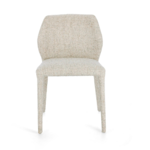 Set 2 scaune dining bej din tesatura Libby