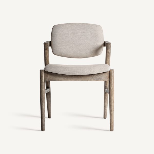 Scaun dining bej natur din lemn de frasin Polch - imagine 4