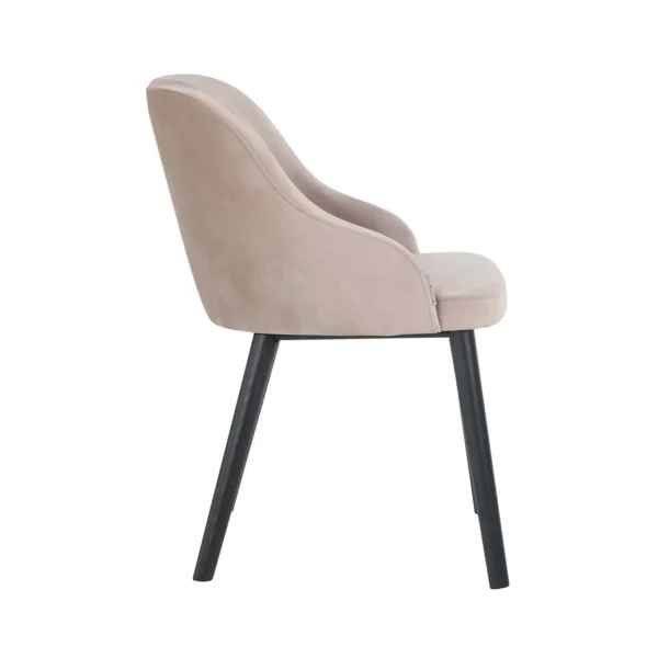 Scaun dining bej din catifea Twiggy - imagine 3