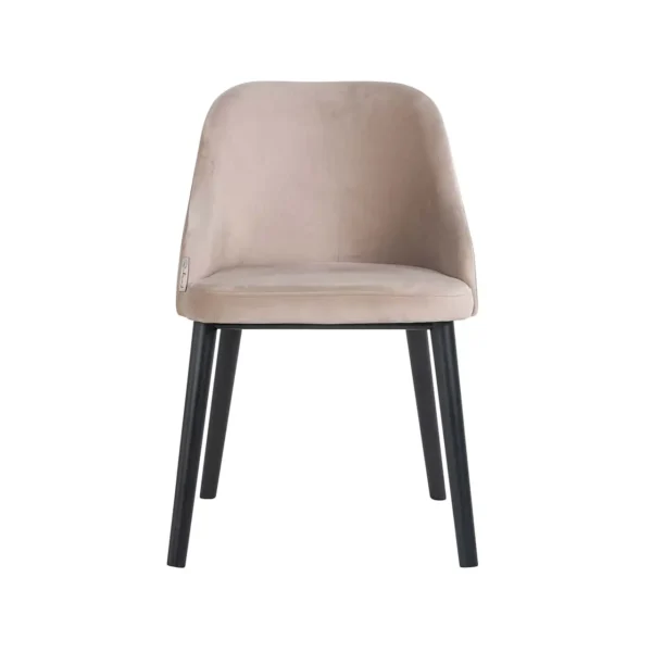 Scaun dining bej din catifea Twiggy - imagine 2