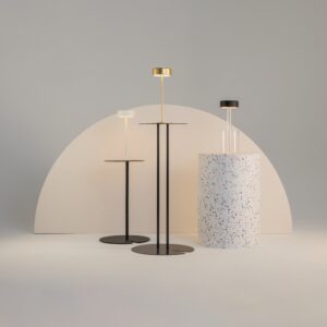 Veioza alba cu Led din metal AI