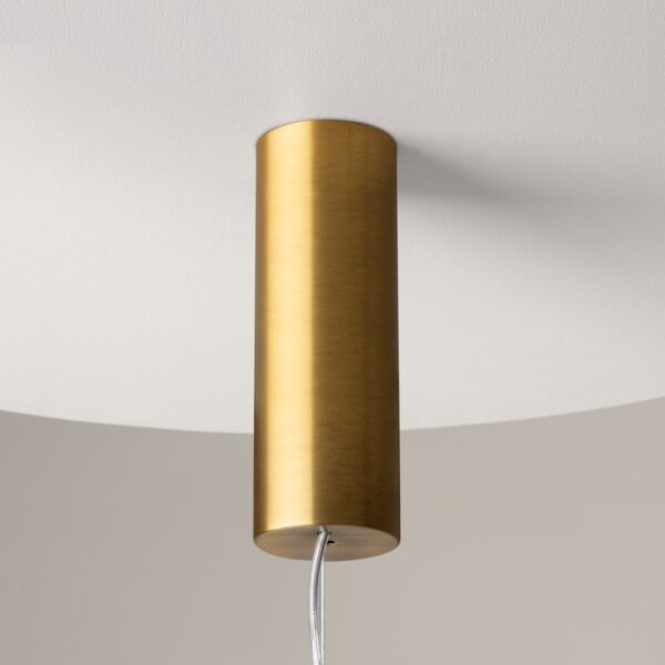 Lustra alba/aurie cu Led Cosmo - imagine 7
