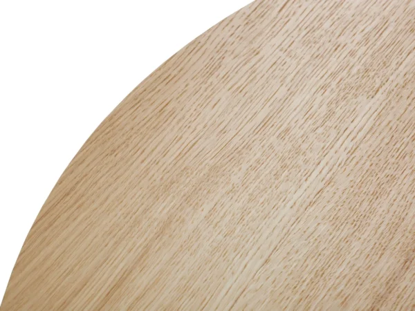 Masa dining rotunda bej natur din lemn si MDF Ø145 Irene - imagine 4