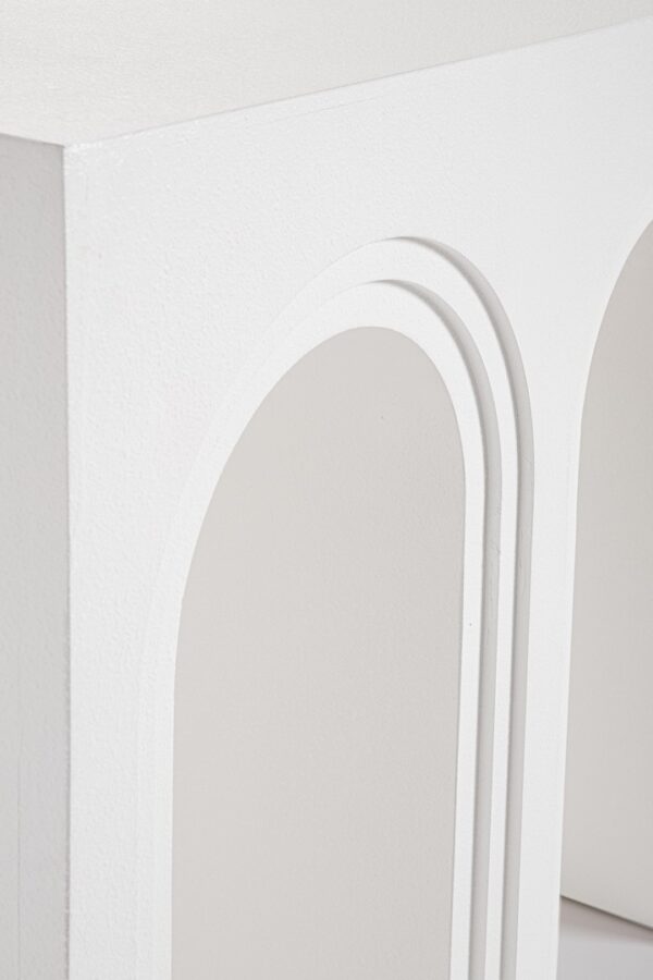 Consola alba din MDF Rhome Twin - imagine 3
