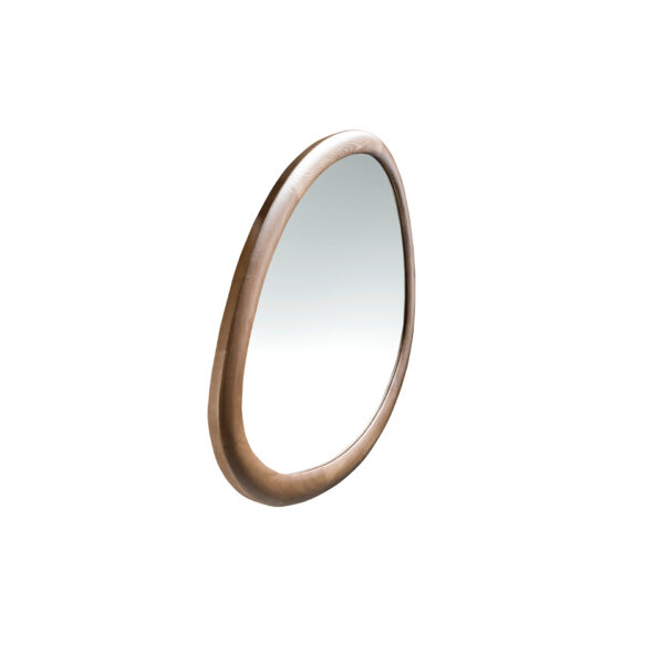 Oglinda decorativa maro din lemn si sticla Crystal - imagine 5