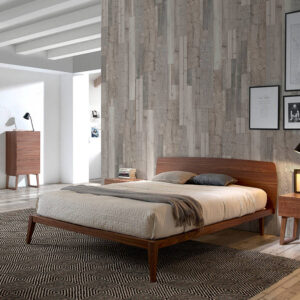 Noptiera maro din lemn de nuc Giacomo