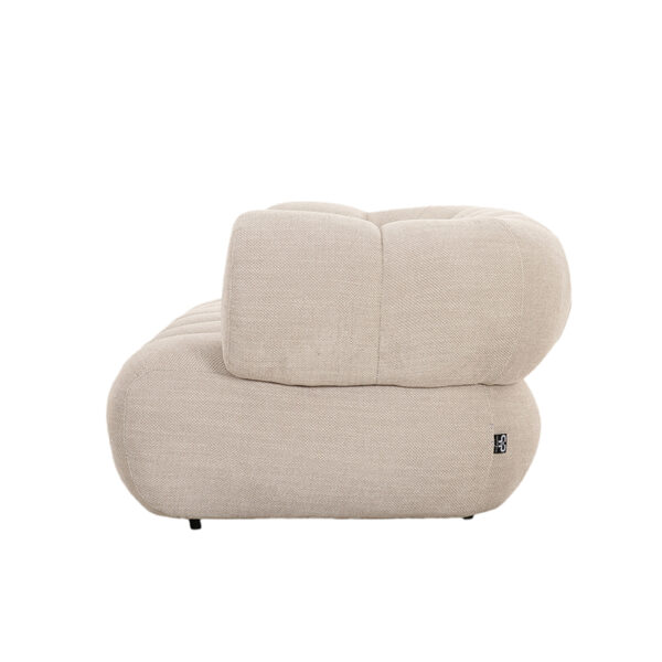 Canapea bej deschis din tesatura boucle Cairo - imagine 5