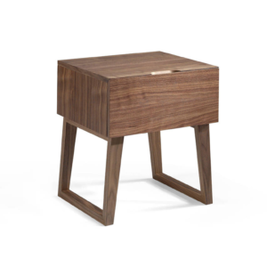 Noptiera maro din lemn de nuc Giacomo