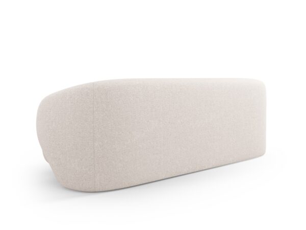 Canapea bej din tesatura chenille Marly - imagine 4