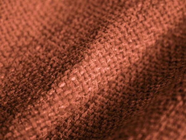 Canapea caramizie din tesatura chenille Marly - imagine 5
