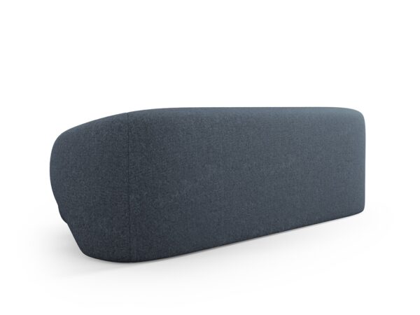 Canapea albastru inchis din tesatura chenille Marly - imagine 4