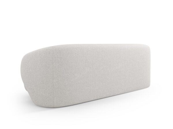 Canapea argintie din tesatura chenille Marly - imagine 4