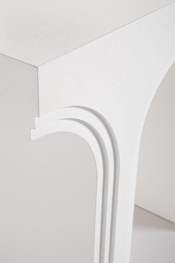 Consola alba din MDF Rhome Shape - imagine 5