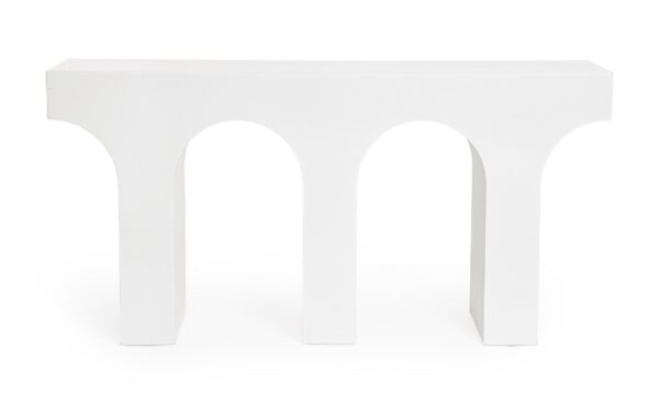 Consola alba din MDF Rhome Shape - imagine 4