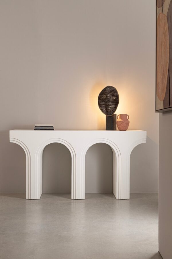 Consola alba din MDF Rhome Shape - imagine 2