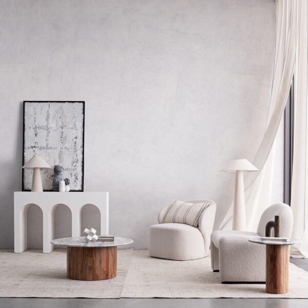 Consola alba din MDF Rhome Plane - imagine 2