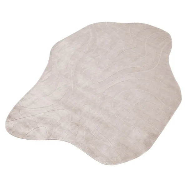 Covor bej din vascoza si bumbac 240x350 Addison - imagine 3