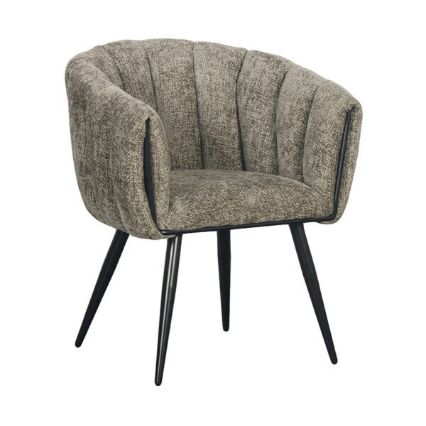 Set 2 scaune dining vernil din tesatura Breeze
