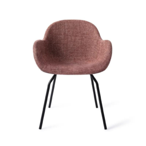 Scaun dining din tesatura rosu ruginiu Otsu