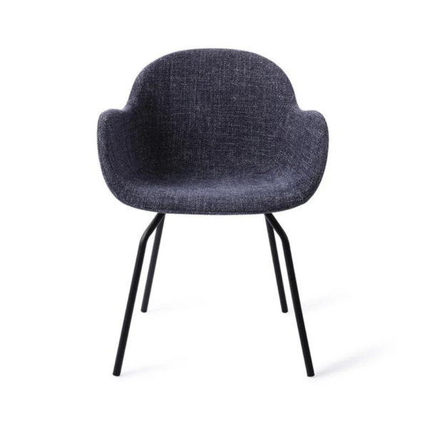 Scaun dining din tesatura albastru indigo Otsu