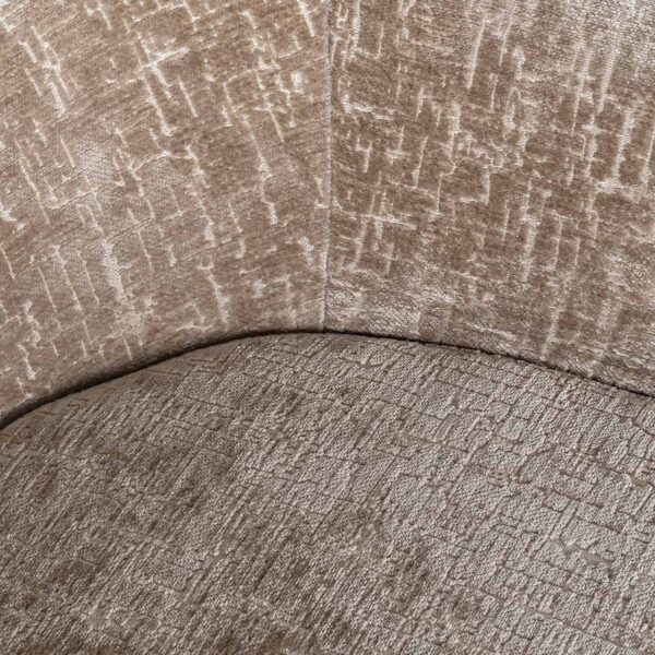 Scaun dining bej din tesatura texturata Fay - imagine 6