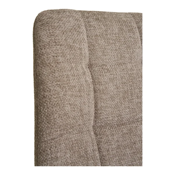 Set 2 scaune dining gri deschis din tesatura Middlefart - imagine 7