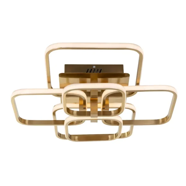 Plafoniera LED aurie aramie din aluminiu Cailey - imagine 2