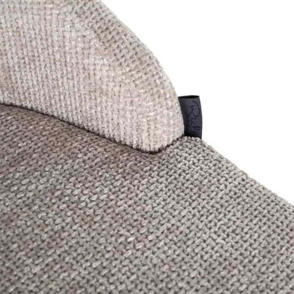 Scaun de bar bej din tesatura texturata auriu aramiu H103cm Bolton - imagine 5