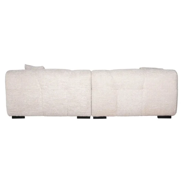 Canapea crem din tesatura boucle Charelle - imagine 3