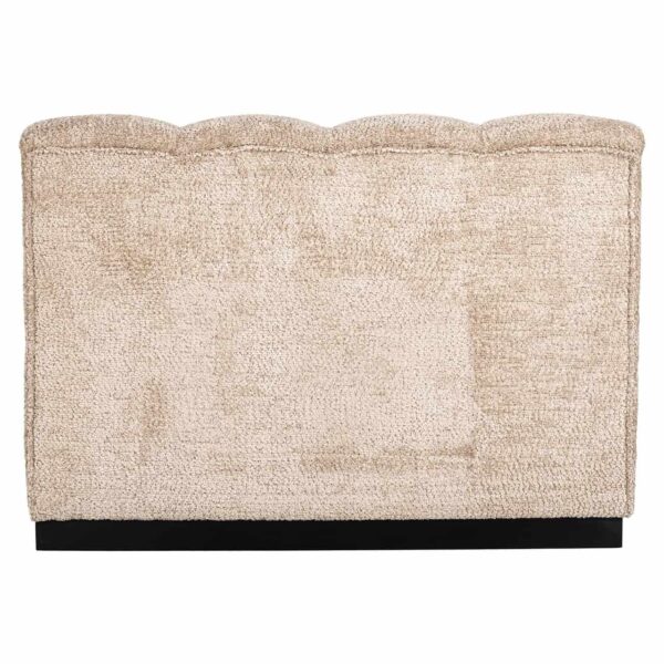 Canapea bej din tesatura boucle element drept Hillpark - imagine 4