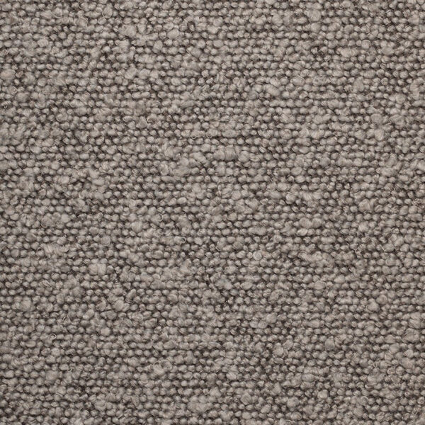 Taburet gri din tesatura boucle Obu - imagine 3