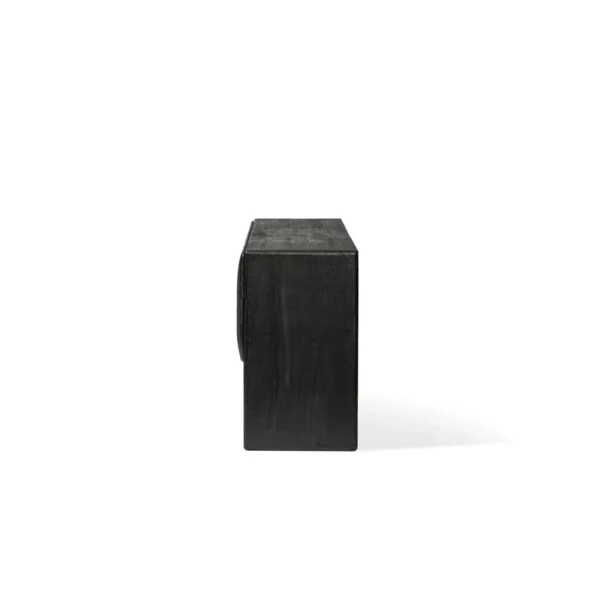 Bufet inferior negru din lemn de mindi Mehamn - imagine 5