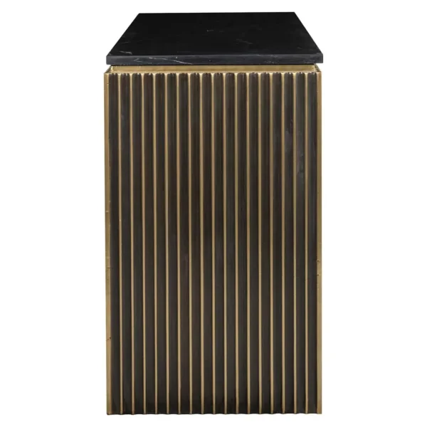 Consola aurie din MDF si marmura Les Arcs - imagine 5