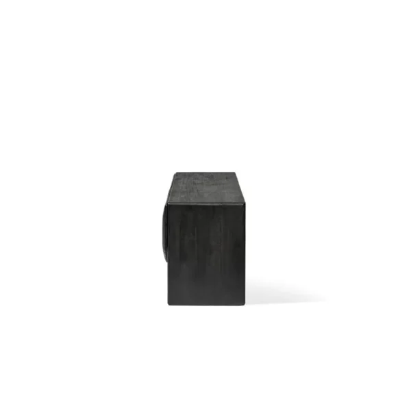 Comoda TV neagra din lemn de mindi Mehamn - imagine 4