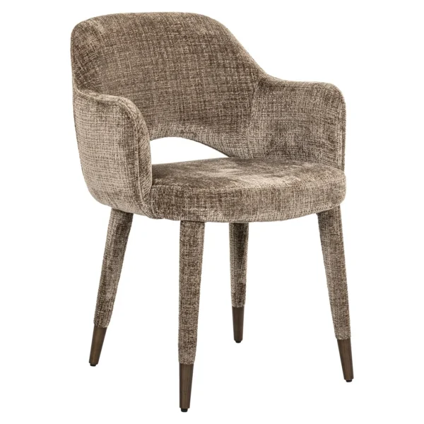 Scaun dining maro din tesatura chenille Donnatella