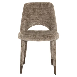 Scaun dining maro din tesatura chenille Cecilia