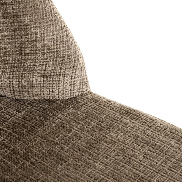 Scaun dining maro din tesatura chenille Cecilia - imagine 5