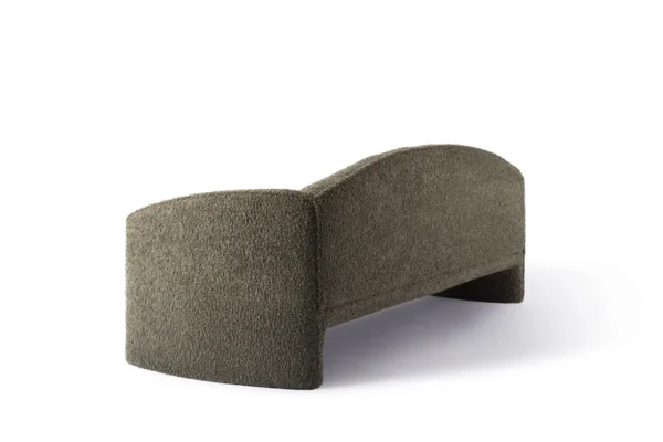 Canapea verde inchis 3 locuri din tesatura boucle Nachii - imagine 3
