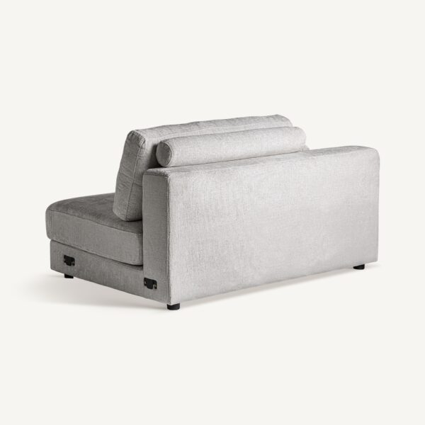 Canapea modulara alb gri modul lateral din tesatura Deruta - imagine 5